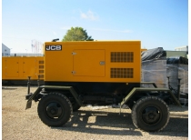 Дизельный генератор JCB G27QS на прицепе