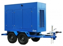 Дизельный генератор ТСС АД-100С-Т400-2РПМ19 на шасси с АВР